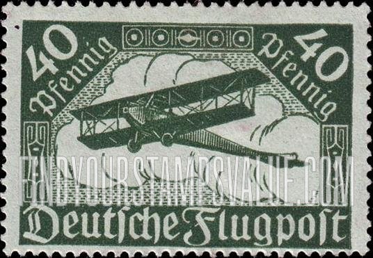 FindYourStampsValue: AIR POST - Biplane