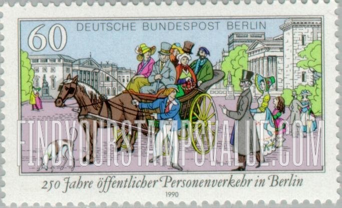 FindYourStampsValue: BERLIN - Public Transportation, 250th Anniversary