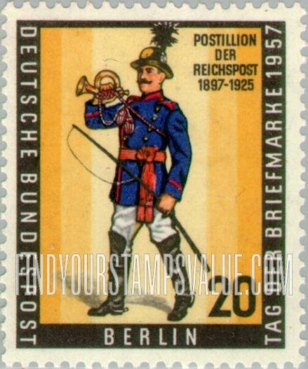 FindYourStampsValue: BERLIN - Postilion 1897-1925