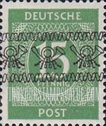 FindYourStampsValue: Numerals: Overprint Type “a” on 1946 Numeral Issue