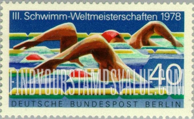FindYourStampsValue: BERLIN - Swimmers