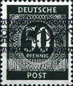 FindYourStampsValue: Numerals: Overprint Type “a” on 1946 Numeral Issue