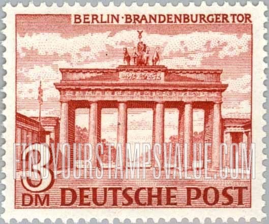 FindYourStampsValue: BERLIN - Brandenburg Gate