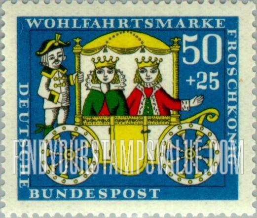 FindYourStampsValue: SEMI-POSTAL - Various Scenes from The Princess and the Frog: Fairy Tale Type of 1965