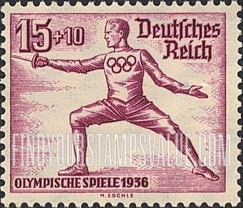 FindYourStampsValue: SEMI-POSTAL - Fencing