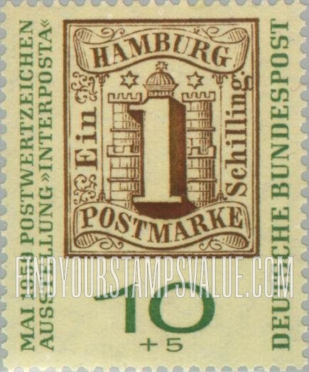 FindYourStampsValue: SEMI-POSTAL - Stamp of Hamburg, 1859