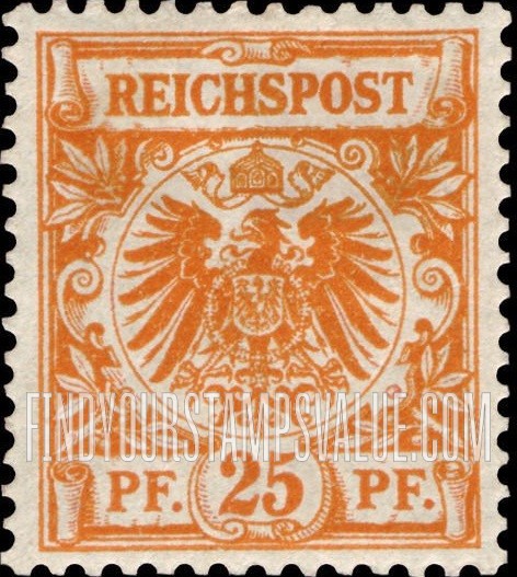 FindYourStampsValue: Imperial eagle in a circle