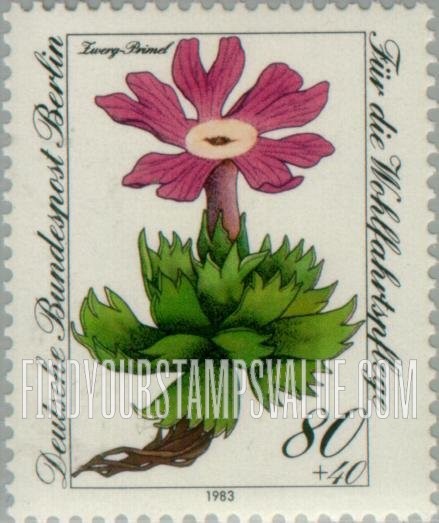 FindYourStampsValue: OCCUPATION SEMI-POSTAL - Flower Type of Germany: Little primrose