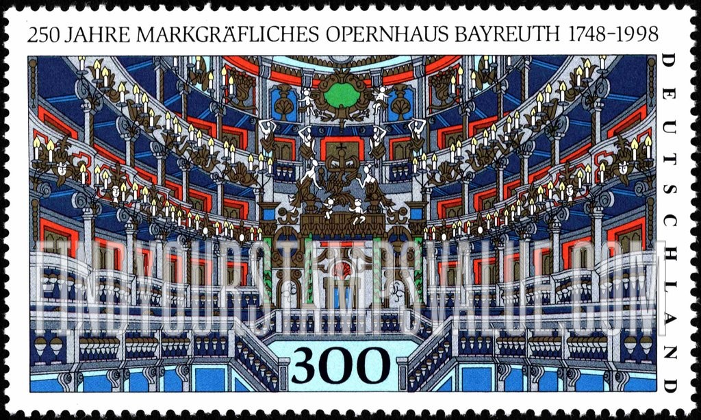 FindYourStampsValue: Bayreuth Opera, 250th Anniversary