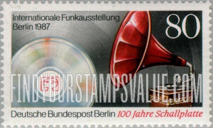 FindYourStampsValue: BERLIN - International Radio Exhibition: Gramophone, compact disc