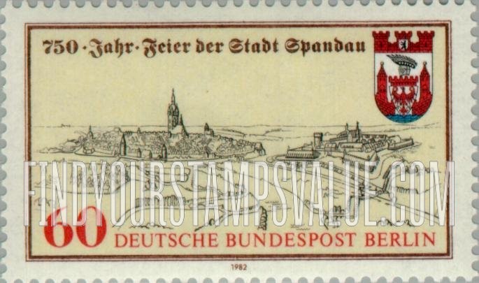 FindYourStampsValue: BERLIN - 750th Anniversary of Spandau