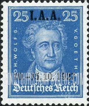 FindYourStampsValue: Johann Wolfgang von Goethe
