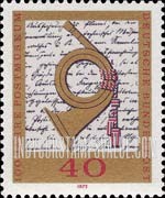 FindYourStampsValue: Centenary of the German Postal Museum, Berlin - Post Horn and Decree