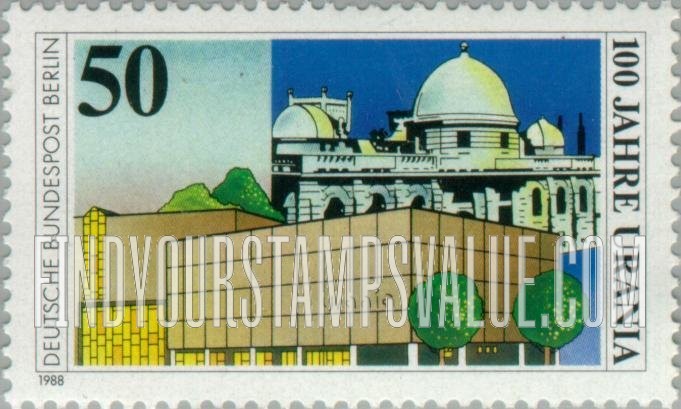 FindYourStampsValue: BERLIN - Urania Science Museum, Centennial