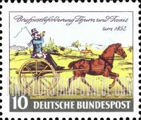 FindYourStampsValue: Centenary of the First Thurn and Taxis Stamp - Thurn and Taxis Postilion