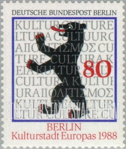 FindYourStampsValue: BERLIN - European Culture: Berlin Bear