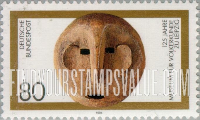 FindYourStampsValue: Ethnological Museum, Leipzig, 125th Anniversary