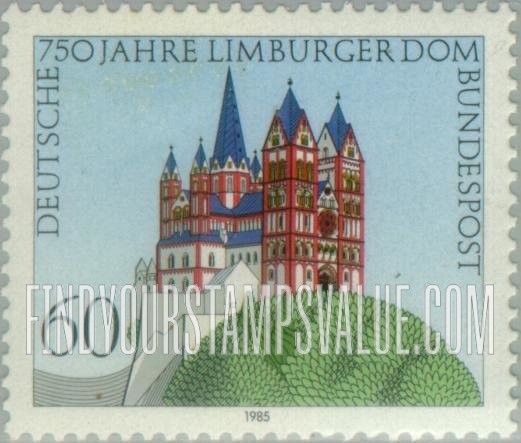 FindYourStampsValue: St. George’s Cathedral, 750th Anniversary: Cathedral, Limburg