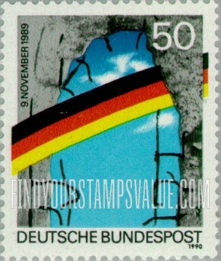 FindYourStampsValue: Opening of Berlin Wall, 1st Anniversary