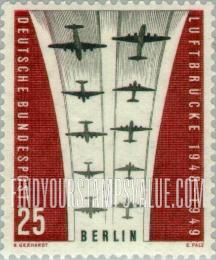 FindYourStampsValue: BERLIN - Aerial Bridge to Berlin