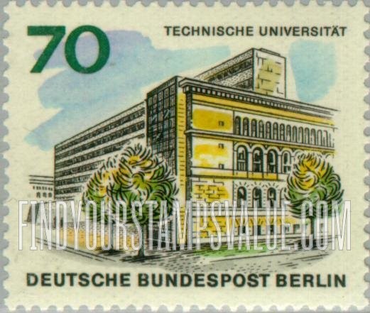 FindYourStampsValue: BERLIN - The New Berlin: School of Engineering, horizontal