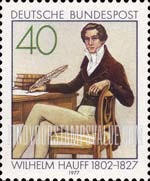 FindYourStampsValue: 150th Death Anniversary of Wilhelm Hauff, Writer and Fabulist
