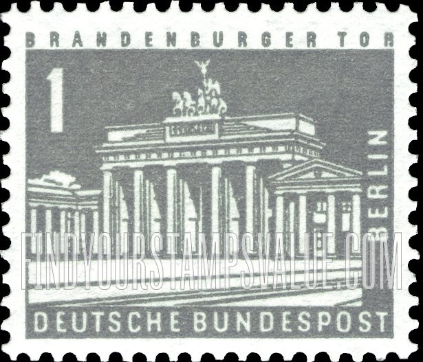 FindYourStampsValue: BERLIN - Brandenburg Gate