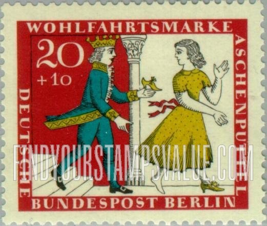 FindYourStampsValue: OCCUPATION SEMI-POSTAL - Fairy Tale Type of 1965: Various Scenes from Cinderella