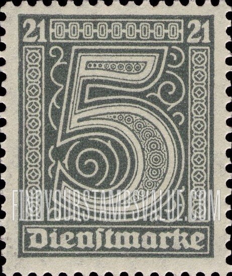 FindYourStampsValue: LOCAL OFFICIAL - Numeral Value