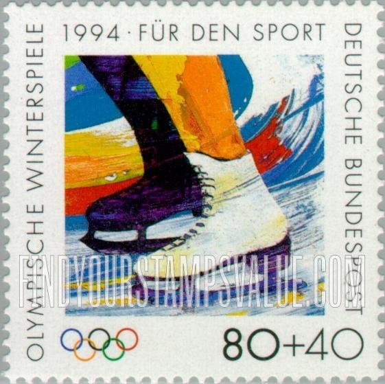 FindYourStampsValue: SEMI-POSTAL - Sports: Figure Skating