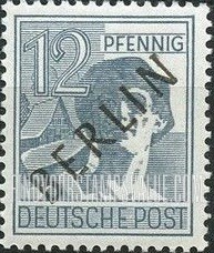 FindYourStampsValue: BERLIN - Laborer: Overprinted Diagonally in Black