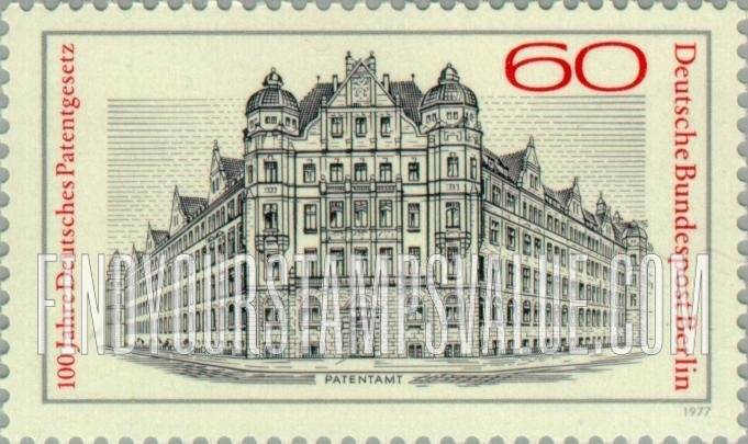 FindYourStampsValue: BERLIN - Patent Office, Berlin-Kreuzberg