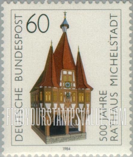 FindYourStampsValue: 500th Anniversary of Michelstadt Town Hall