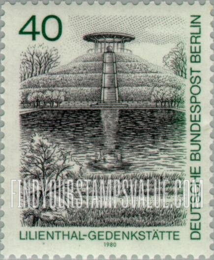 FindYourStampsValue: BERLIN - Lilienthal Memorial