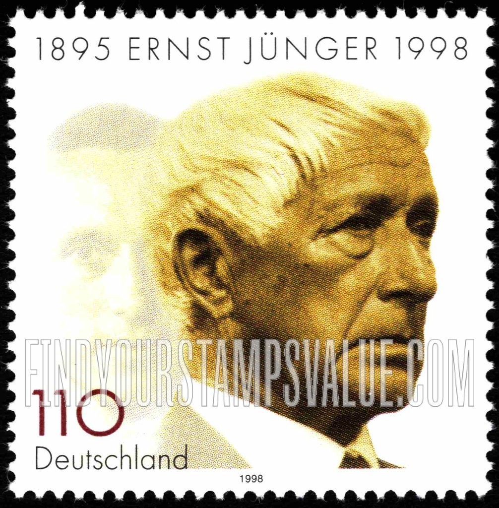FindYourStampsValue: Ernst Jünger (1895-1998), Writer