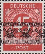 FindYourStampsValue: Numerals: Overprint Type “a” on 1946 Numeral Issue