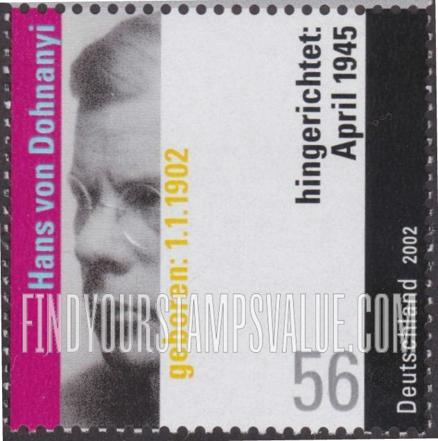 FindYourStampsValue: Hans von Dohnanyi (1902-45), Documenter of Nazi Atrocities