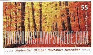 FindYourStampsValue: Seasons Types of 2006: Autumn