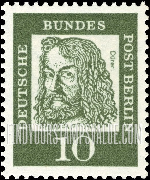 FindYourStampsValue: BERLIN - Portraits: Albrecht Dürer