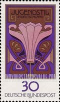 FindYourStampsValue: 75th Anniversary of the First German Art Nouveau Exhibition - Floral Ornament