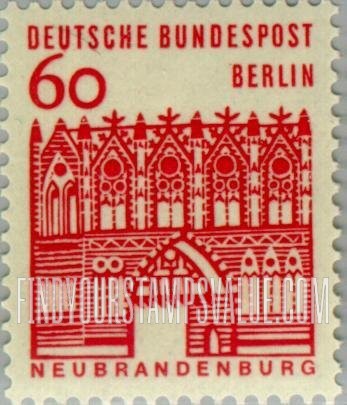 FindYourStampsValue: BERLIN - Treptow Gate, Neubrandenburg