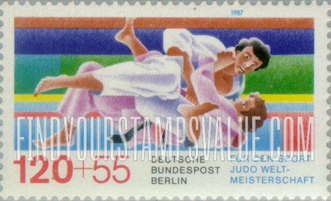 FindYourStampsValue: OCCUPATION SEMI-POSTAL - Sports Championships Type of 1987: Judo