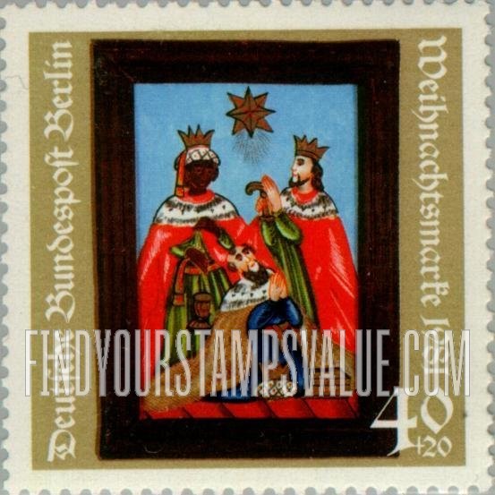 FindYourStampsValue: OCCUPATION SEMI-POSTAL - Christmas Type of 1981: Adoration of the Kings, 19th centennial painting