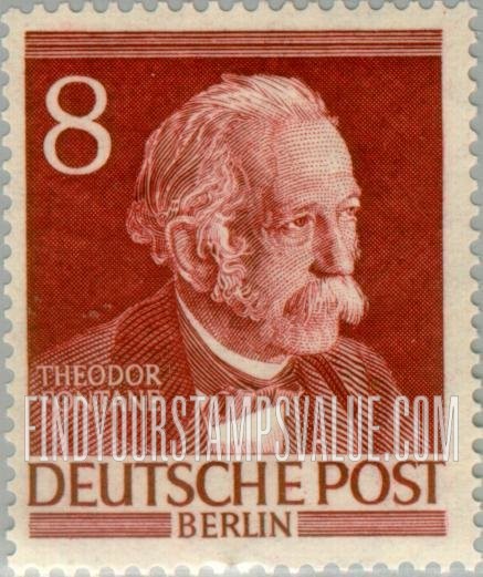 FindYourStampsValue: BERLIN - Portraits: Theodor Fontane