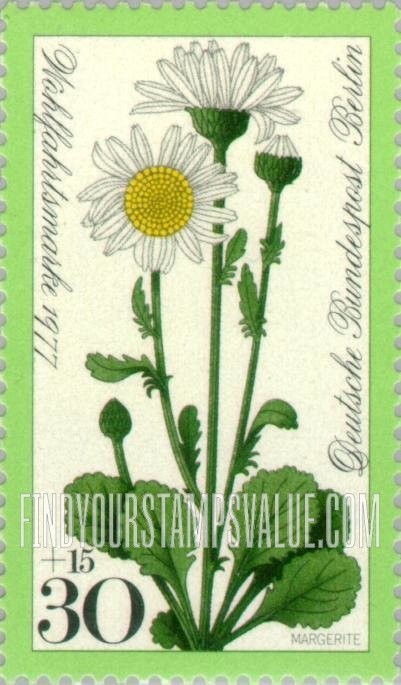 FindYourStampsValue: OCCUPATION SEMI-POSTAL - Flower Type of 1977: Daisy