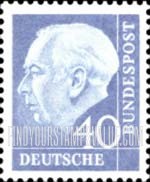 FindYourStampsValue: President Theodor Heuss