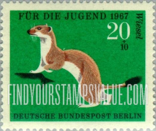 FindYourStampsValue: OCCUPATION SEMI-POSTAL - Animal Type of 1966: Ermine