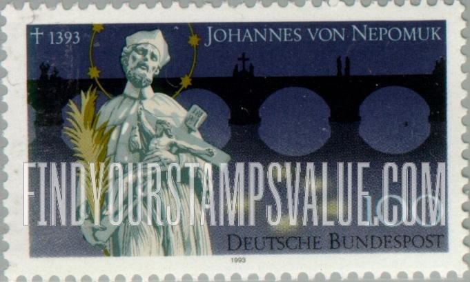 FindYourStampsValue: St. John of Nepomuk, 600th Death Anniversary