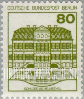 FindYourStampsValue: BERLIN - Castle Type of Germany: Wilhelmsthal