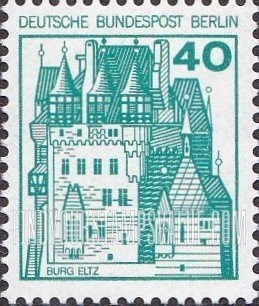 FindYourStampsValue: BERLIN - Castle Type of Germany: Eltz